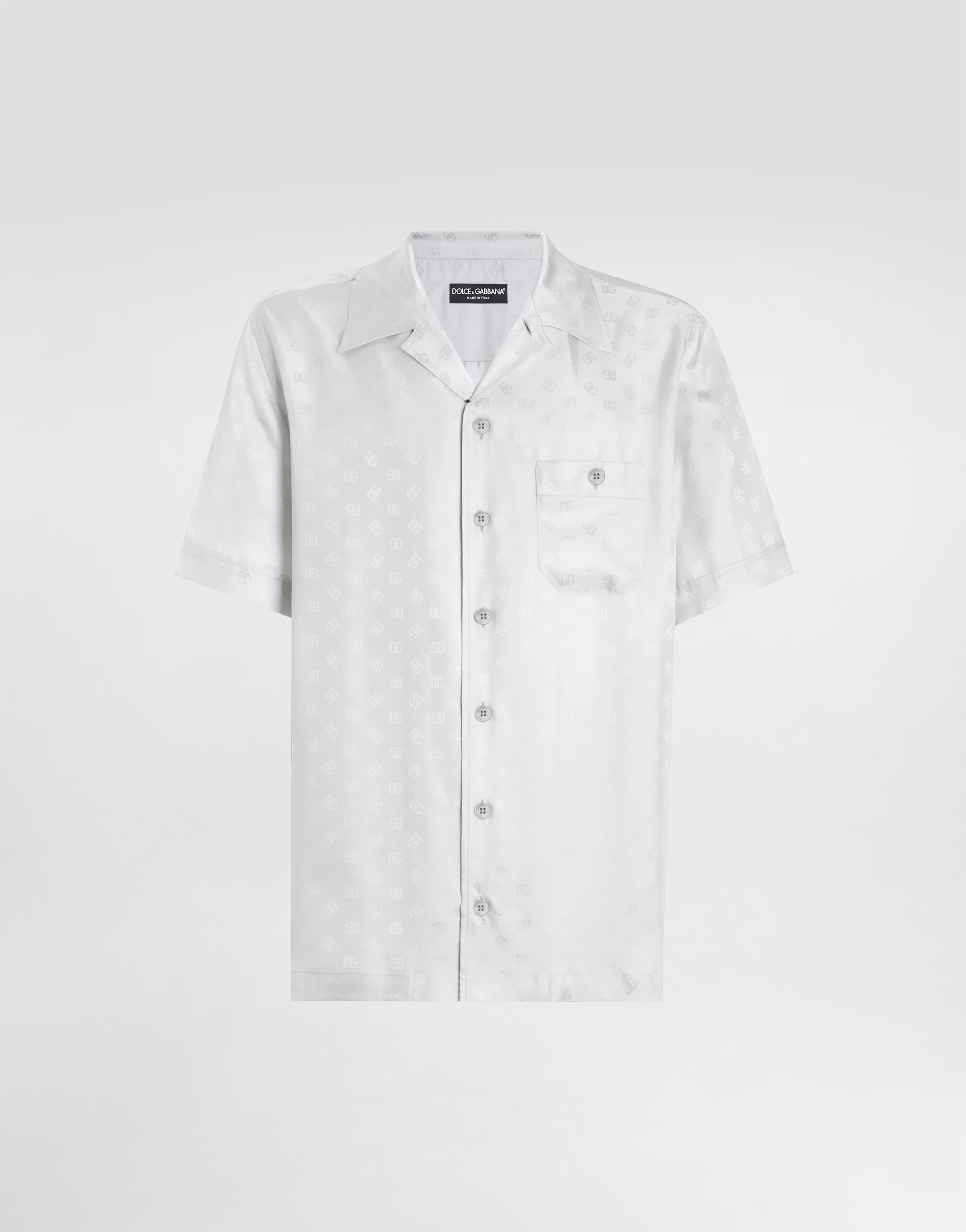 DG jacquard logo hawaii shirt - thumbnail 6