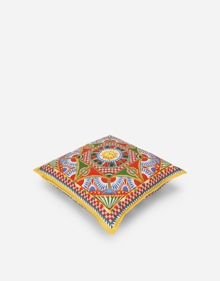Dolce & Gabbana Acrylic Fabric Outdoor Cushion Dolce & Gabbana Acrylic Fabric Outdoor Cushion Multicolor TCE008TCANN
