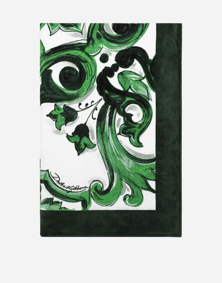 Dolce & Gabbana Terry Cotton Beach Towel Multicolor TCF013TCAHD
