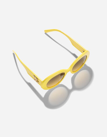 Dolce & Gabbana نظارة شمسية DNA أصفر VG4448VP411