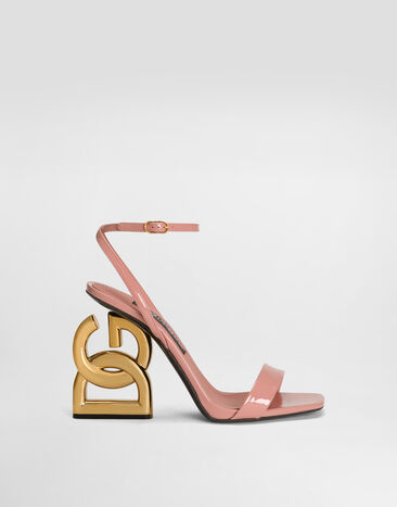 Dolce & Gabbana Patent leather 3.5 sandals Pink CR1175A1471