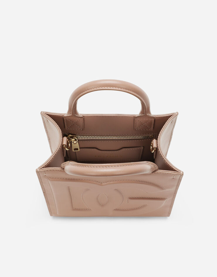 Dolce & Gabbana حقيبة تسوق صغيرة DG Daily وردي فاتح BB7479AW576