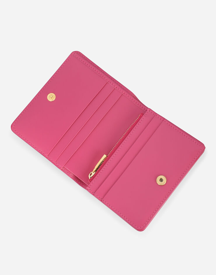 Dolce & Gabbana 카프스킨 DG 로고 지갑 라일락 BI1211AG081