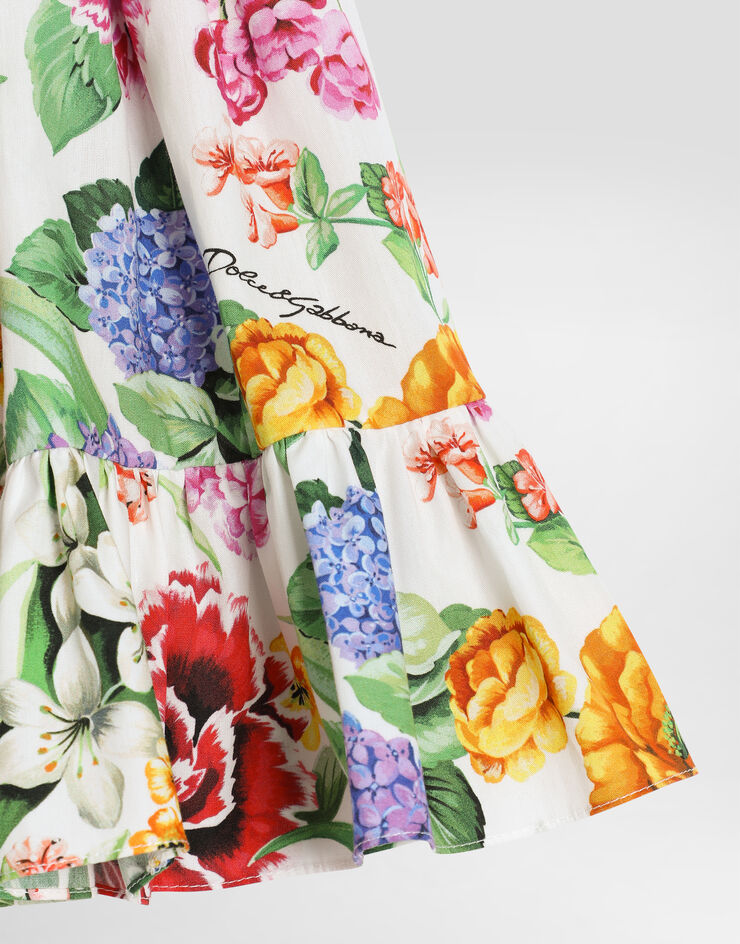 Dolce & Gabbana Floral-print poplin skirt Print L25I56HS5TC
