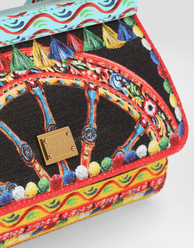 Dolce & Gabbana Mini carretto-print Sicily handbag Dolce & Gabbana Mini carretto-print Sicily handbag Multicolor BB7116B0816