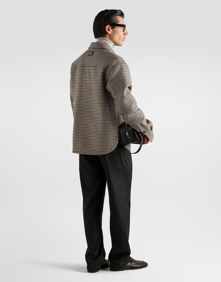 Dolce & Gabbana Quilted houndstooth wool jacket  G9CKYTFM2HQ