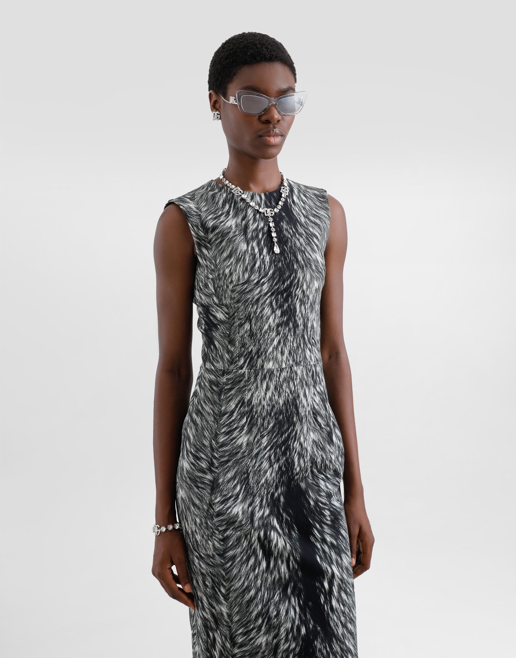 Jacquard midi dress new arrivals