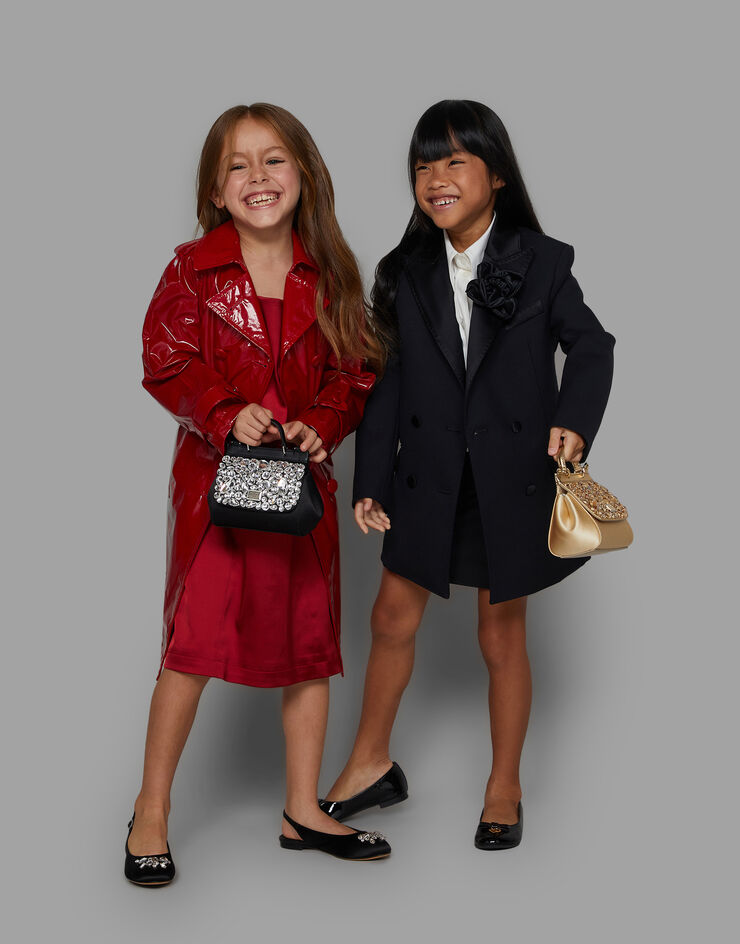 Dolce&Gabbana Coated fabric trench coat Rosso L54C46FUSGD