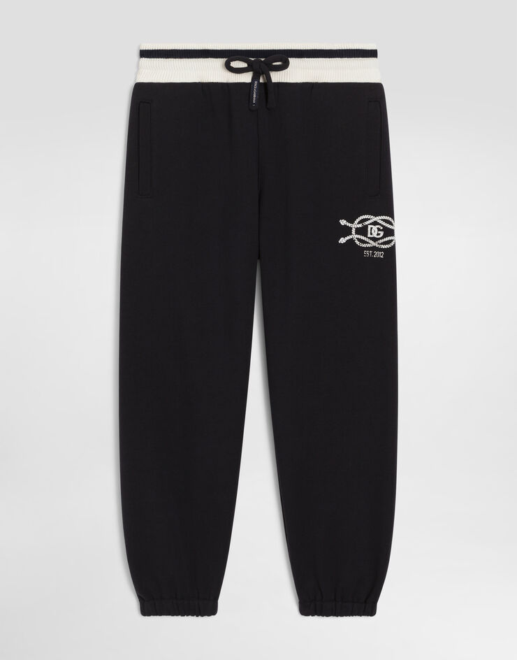 Dolce & Gabbana Fleece trousers Blue L4JPLWG7QMX
