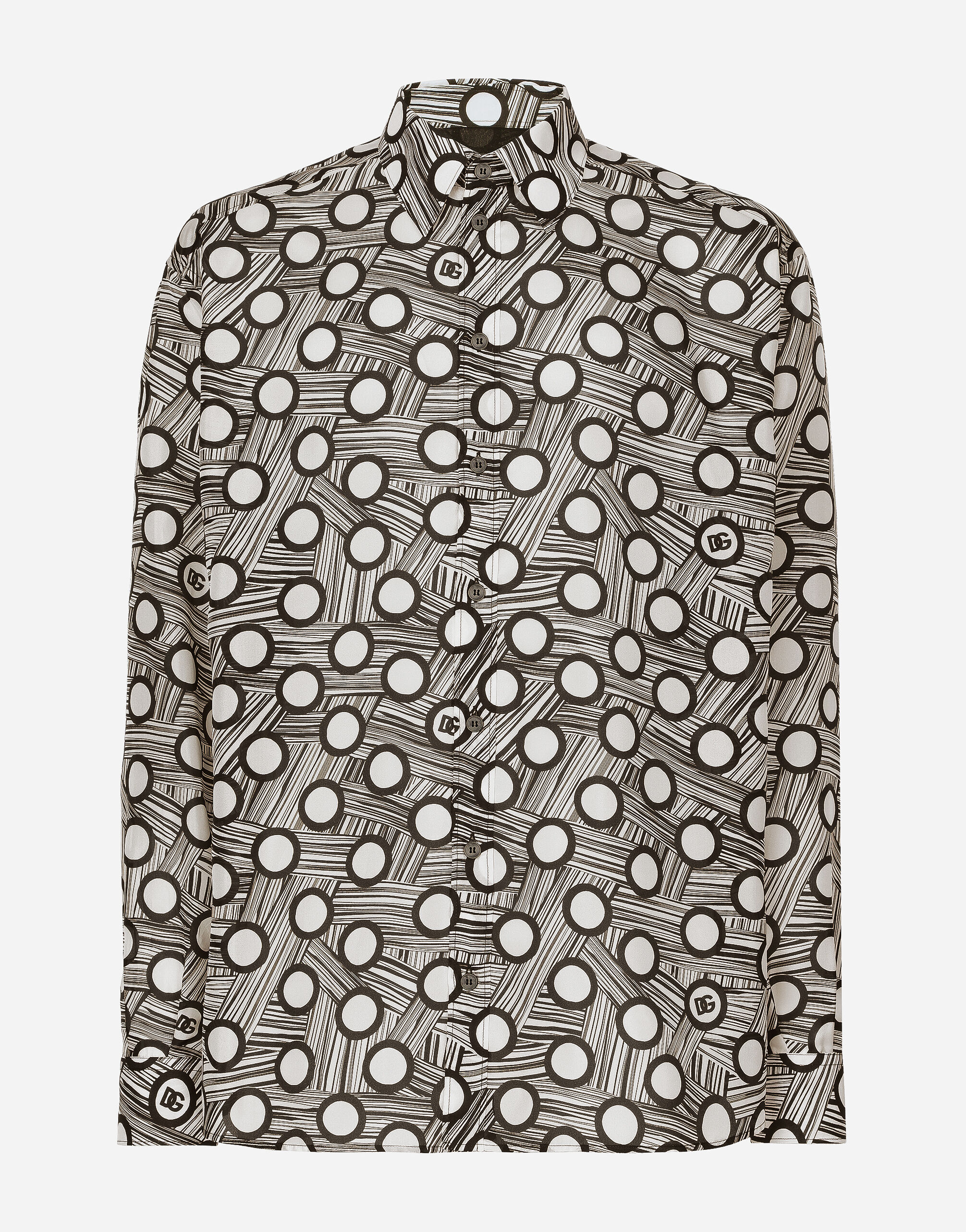 Chemise en soie imprimée homme hotsell