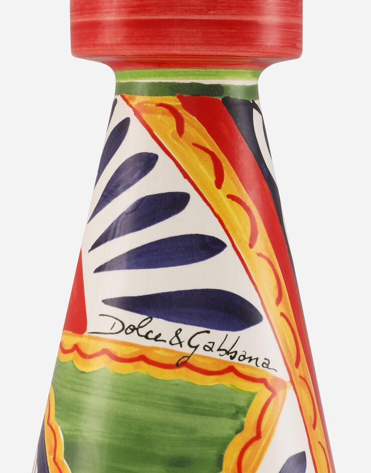 Dolce & Gabbana Ceramic Candle Holder large Multicolor TCC186TCACD