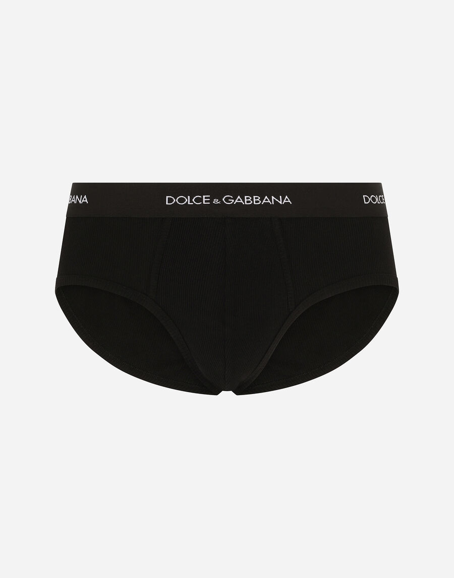 Fine-rib cotton Brando briefs