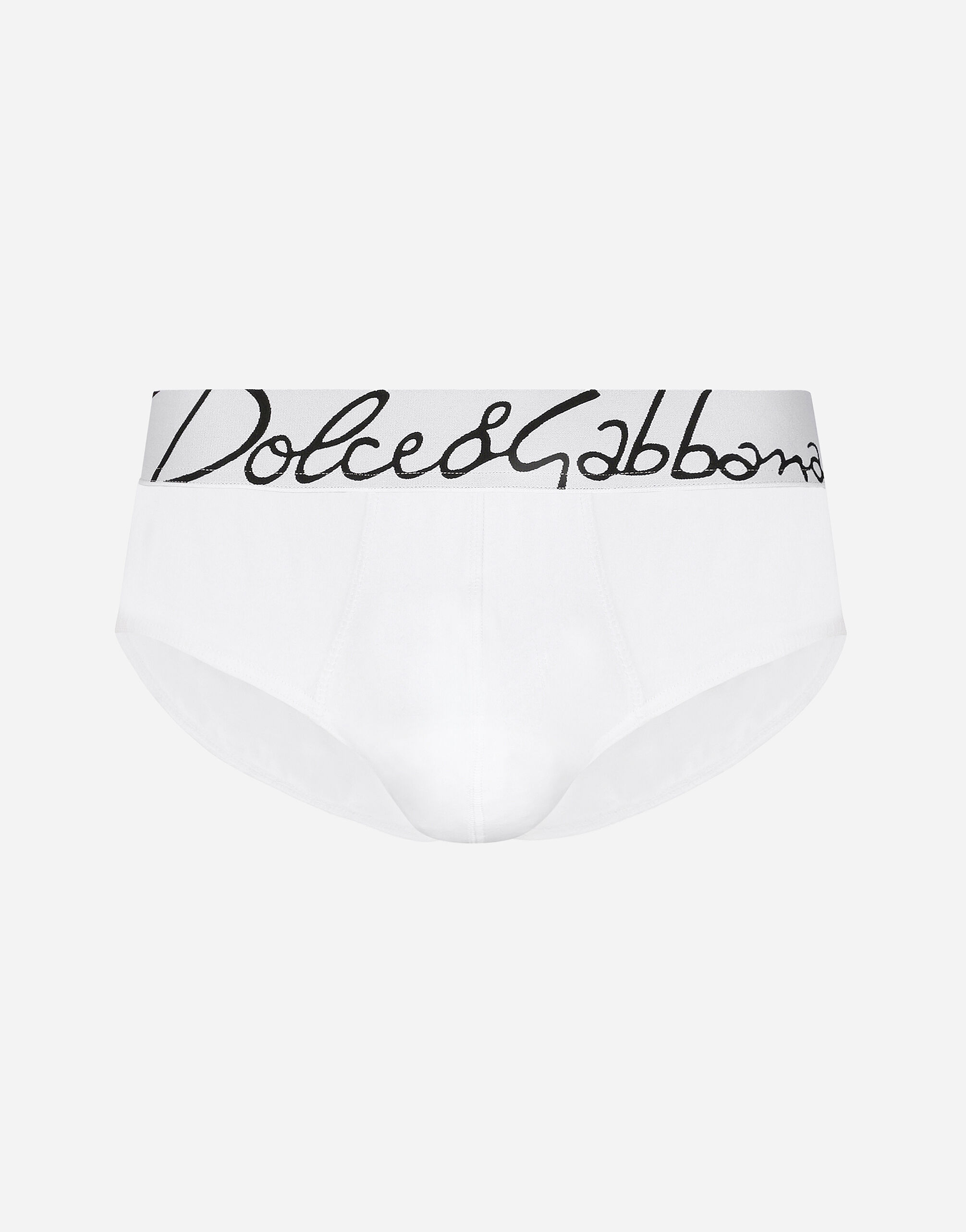 SLIP BRANDO en Blanco de Hombre Dolce Gabbana