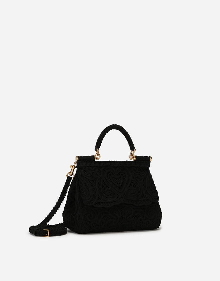 Dolce & Gabbana Medium Sicily handbag Black BB6003AW717
