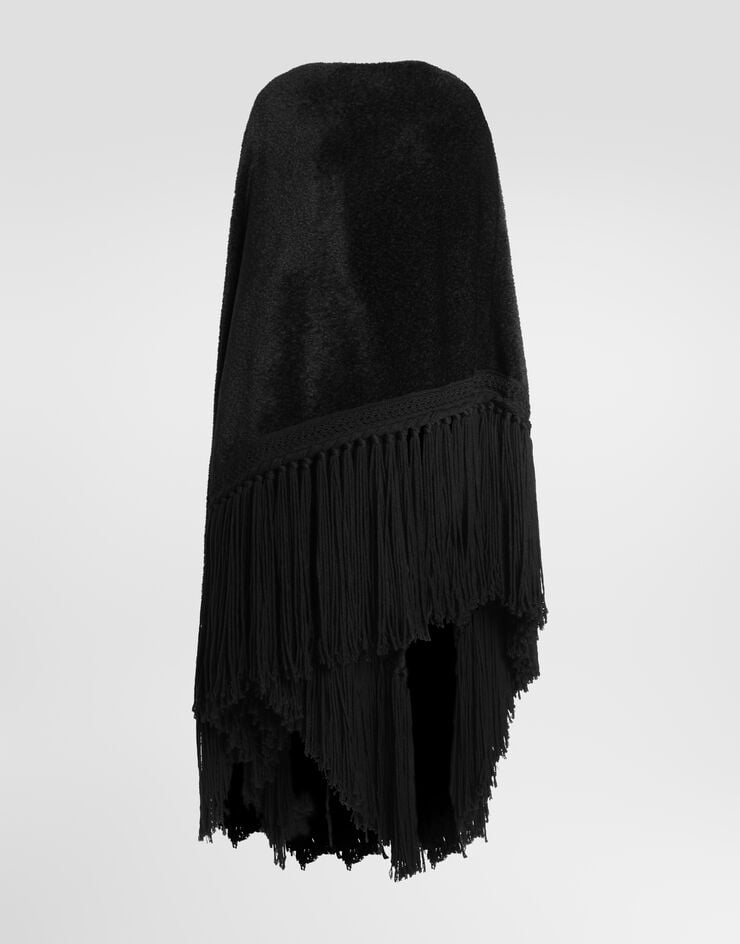 Dolce & Gabbana Wool cape Dolce & Gabbana Wool cape Black F0Y1TTHU2A4