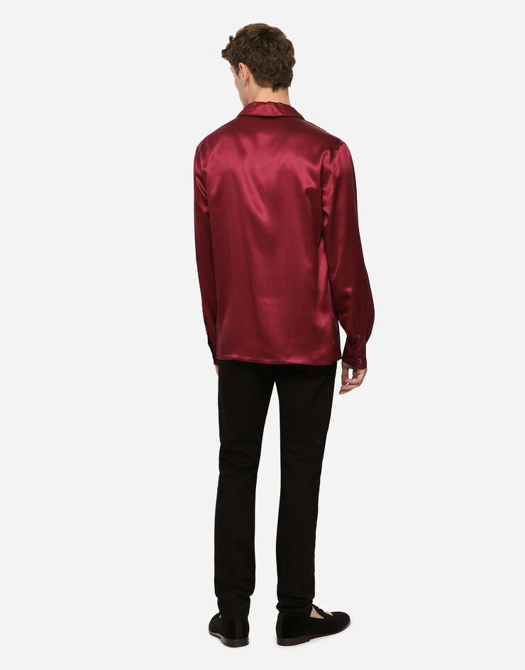 Dolce & Gabbana Silk shirt Bordeaux G5EM2TFU1AU