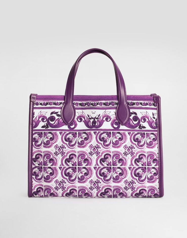 Dolce & Gabbana Printed canvas handbag Multicolor EB0252A7131
