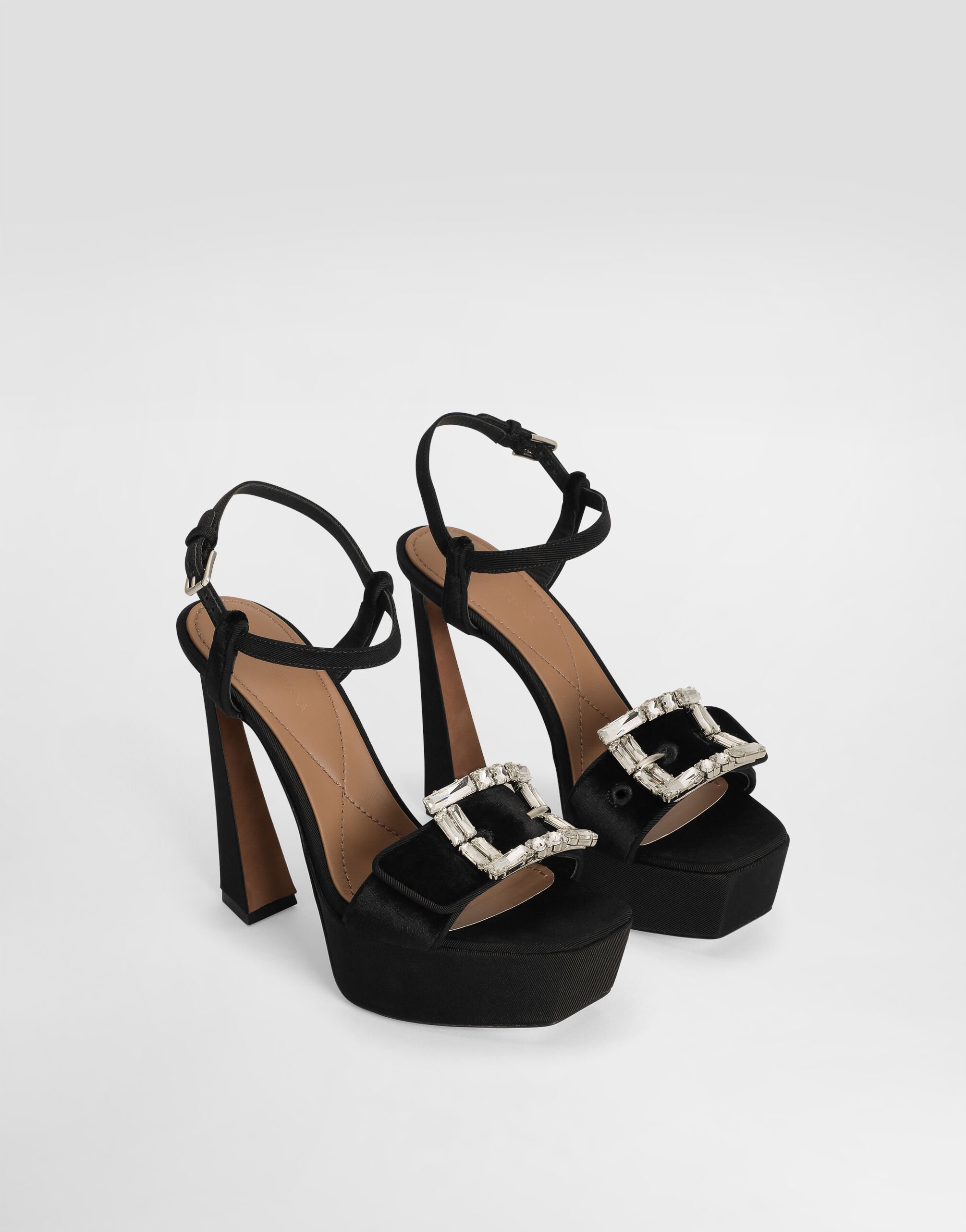 Heeled sandals, jeweled sandals, and wedges | Dolce&Gabbana®