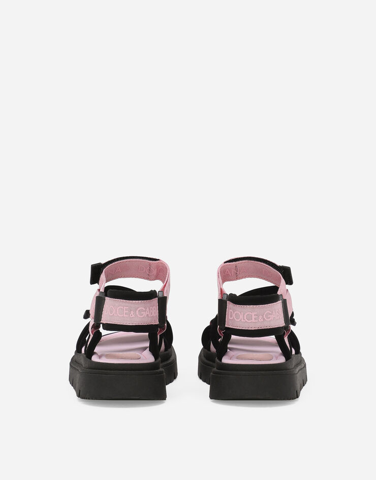 Dolce & Gabbana Sandalen aus Grosgrain Rosa DA5205AB028