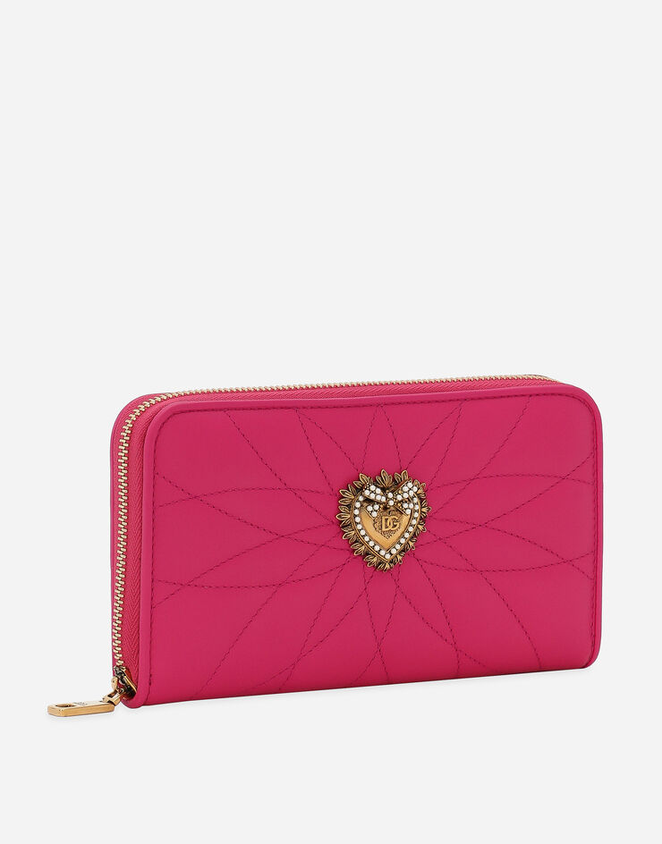 Dolce & Gabbana Portafoglio zip around Devotion Rosa BI0473AV967