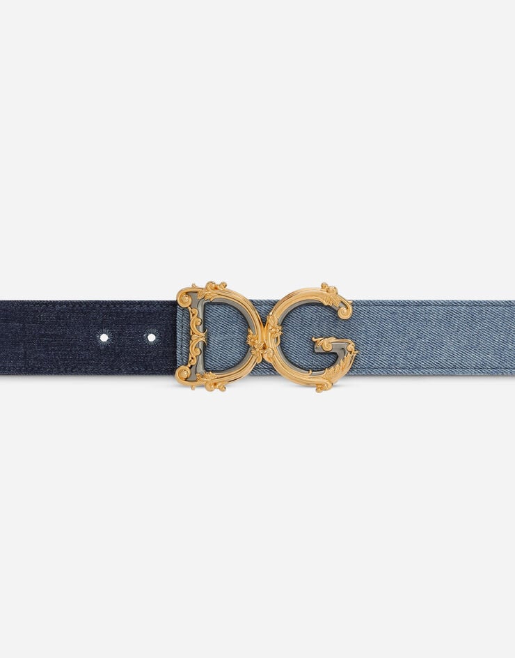 Dolce & Gabbana Cinturón DG Girls Denim BE1517AO621