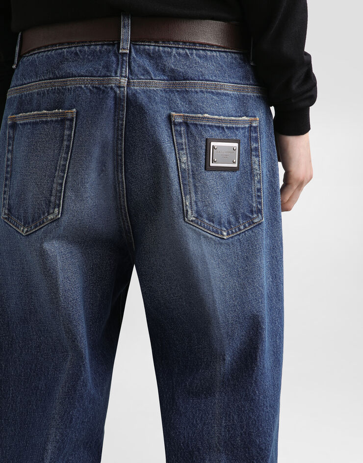 Dolce & Gabbana Denim cotton trousers Multicolor GWVNXDG8NJ8