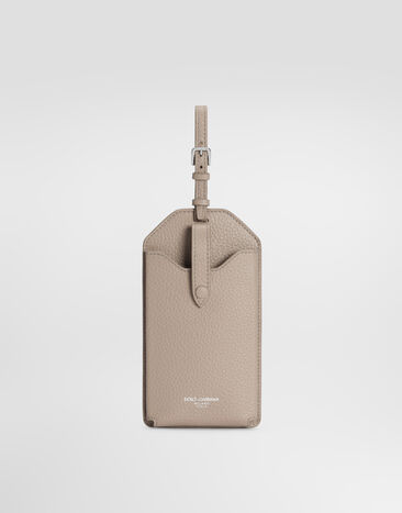 Dolce & Gabbana Calfskin eyewear case Beige BP3480A0370
