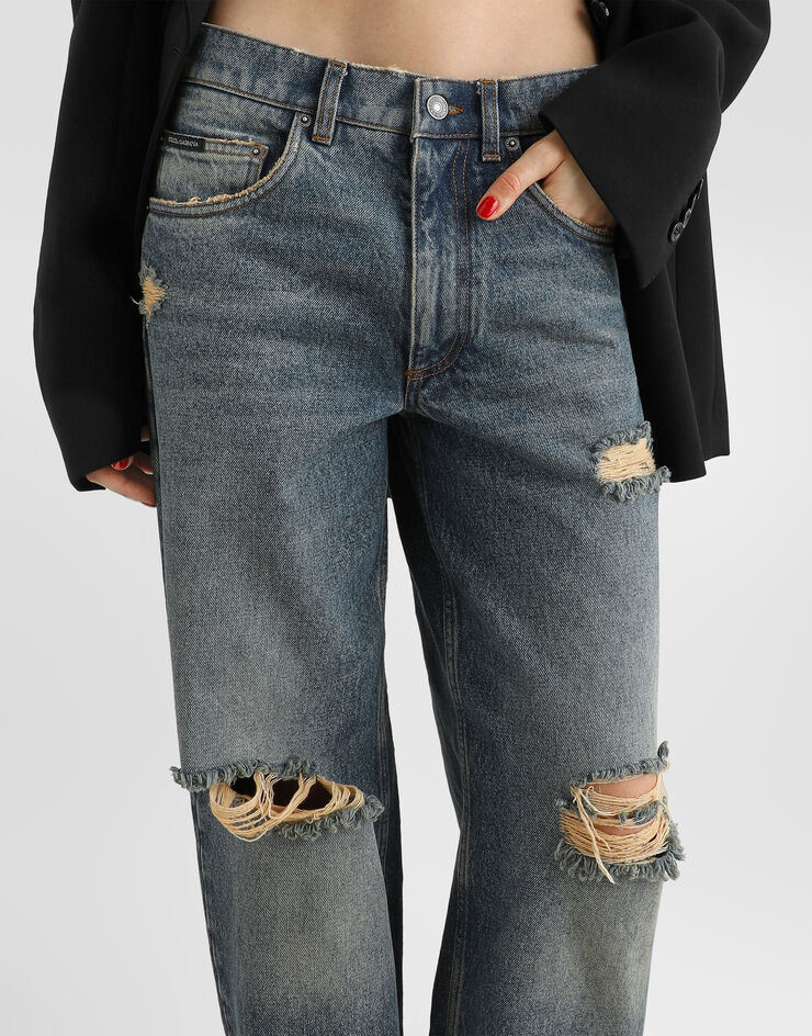 Dolce & Gabbana 5-pocket denim trousers Dolce & Gabbana 5-pocket denim trousers Multicolor FTDQHDG8OY4