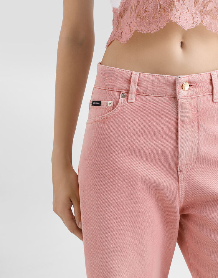 Dolce & Gabbana Vaqueros boyfriend de denim Multicolor FTC7CDG8MT5