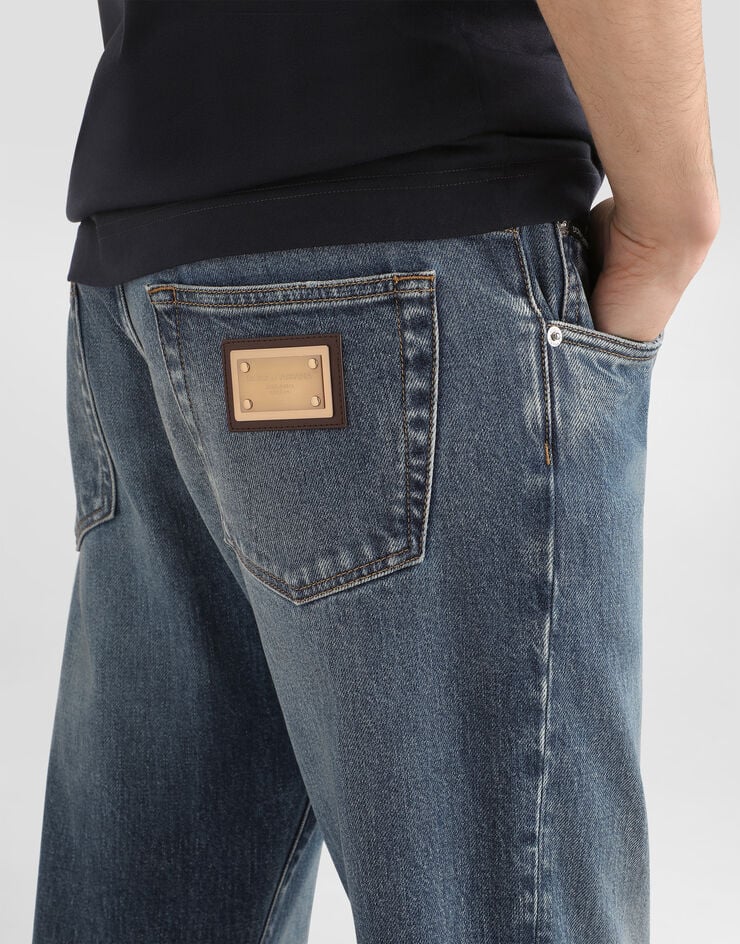Dolce & Gabbana Denim trousers Multicolor GY07CDG8PK5