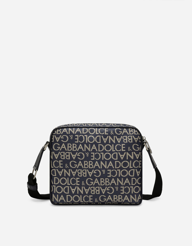 Dolce & Gabbana Bolso bandolera de tejido jacquard revestido Azul BM1622AJ705