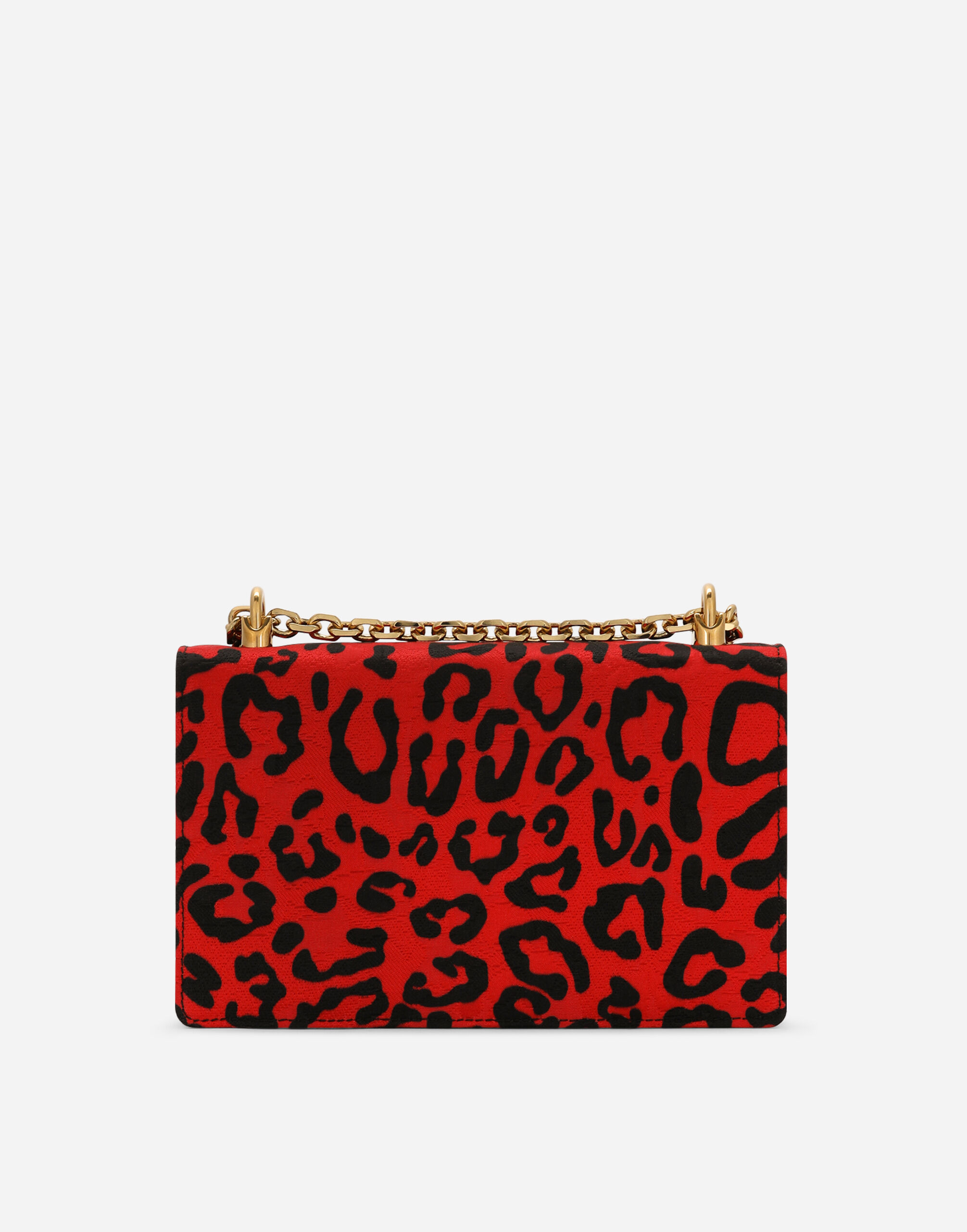 Red leopard sales print clutch bag