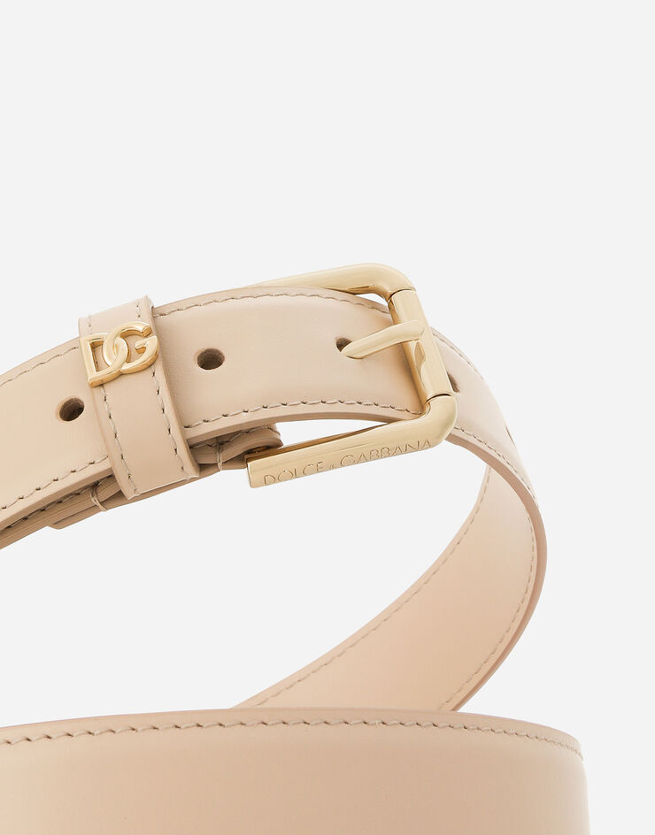 Dolce & Gabbana حزام بشعار DG وردي BE1636AW576