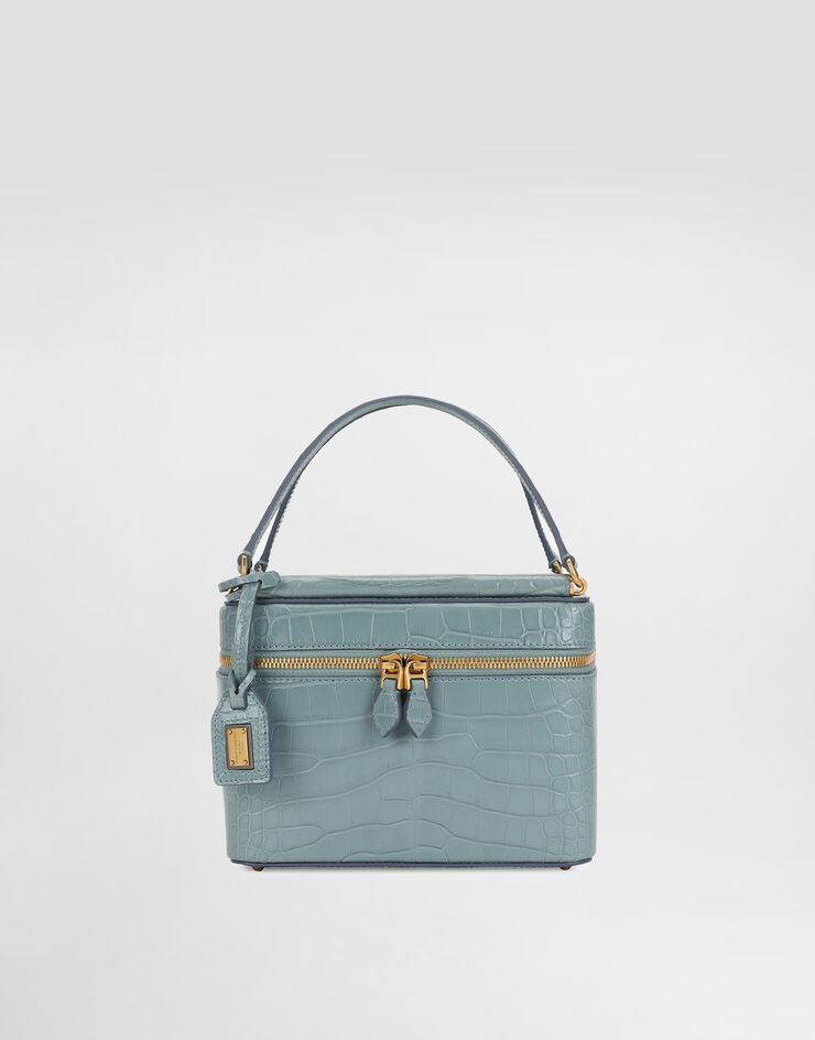Dolce & Gabbana Sicily handbag in alligator leather Azure BB7732B2EM0