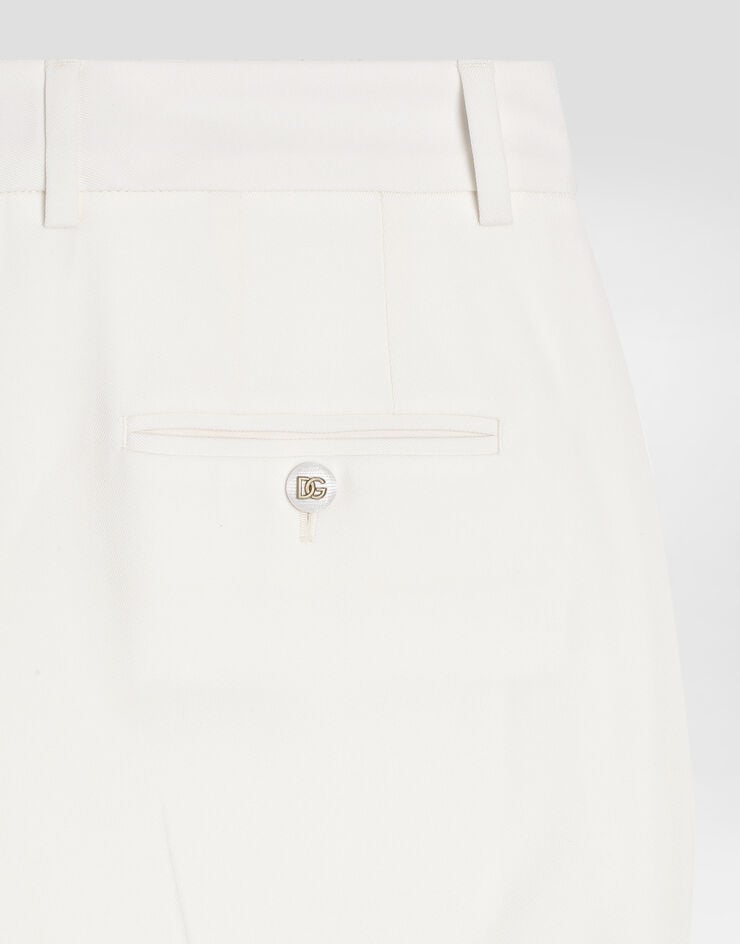 Dolce & Gabbana Wool trousers Dolce & Gabbana Wool trousers White FT0CXTFUBGC