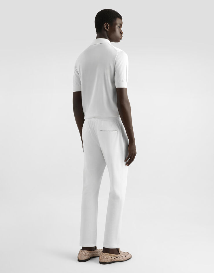 Dolce & Gabbana Jersey jogging pants White GYACETGJ070