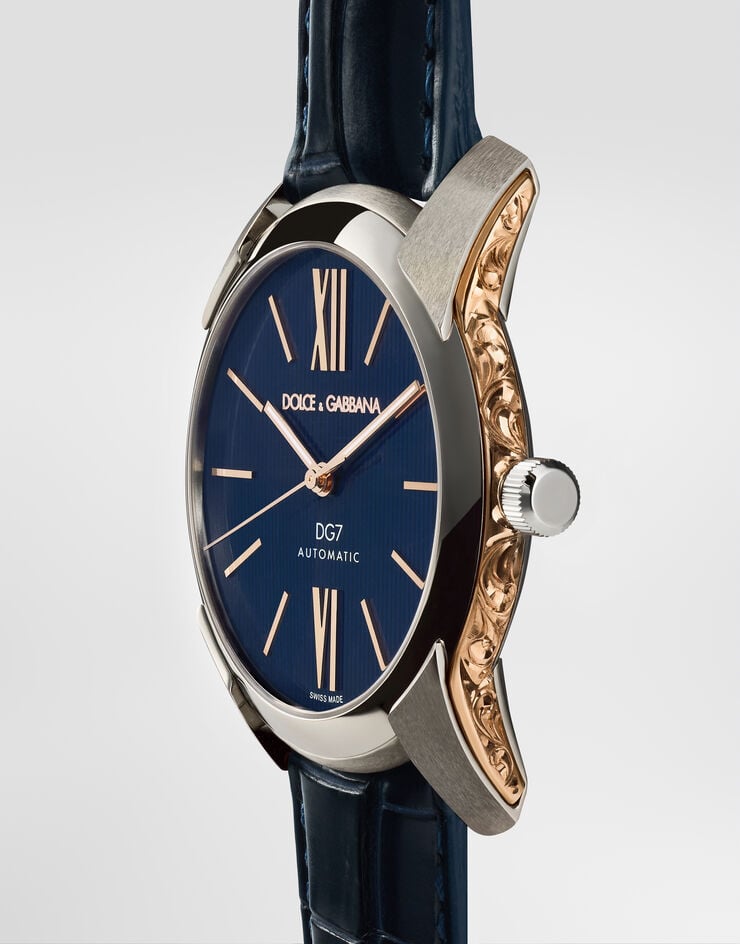 Dolce & Gabbana DG7 Gattopardo watch Blue WWEE1MWWS08