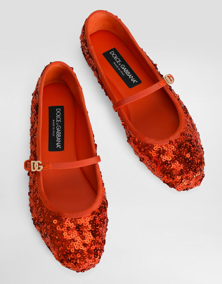 Dolce & Gabbana Sequin ballet flats Dolce & Gabbana Sequin ballet flats Multicolor CB0284A0598