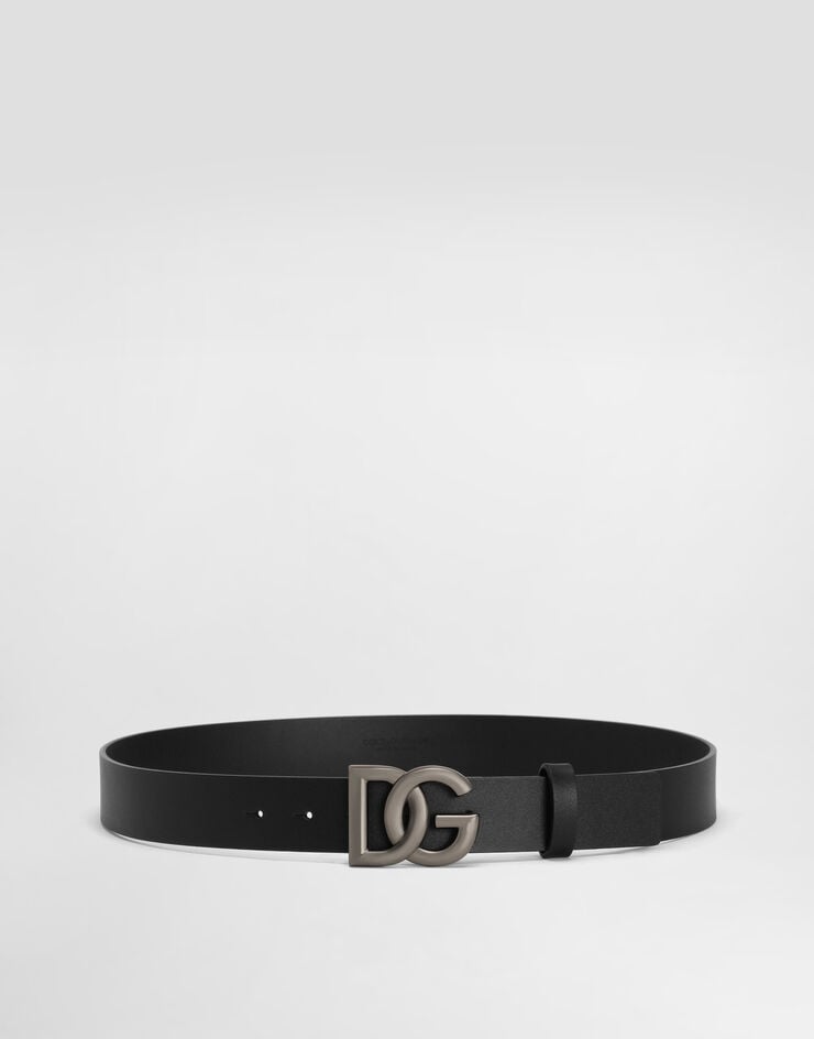Dolce & Gabbana Leather belt with DG logo Multicolor BC4644AX622