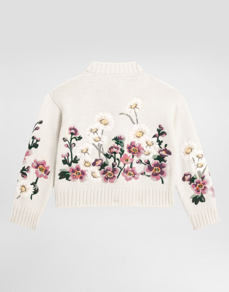 Dolce & Gabbana Wool cardigan White L5KWMFJGMB7