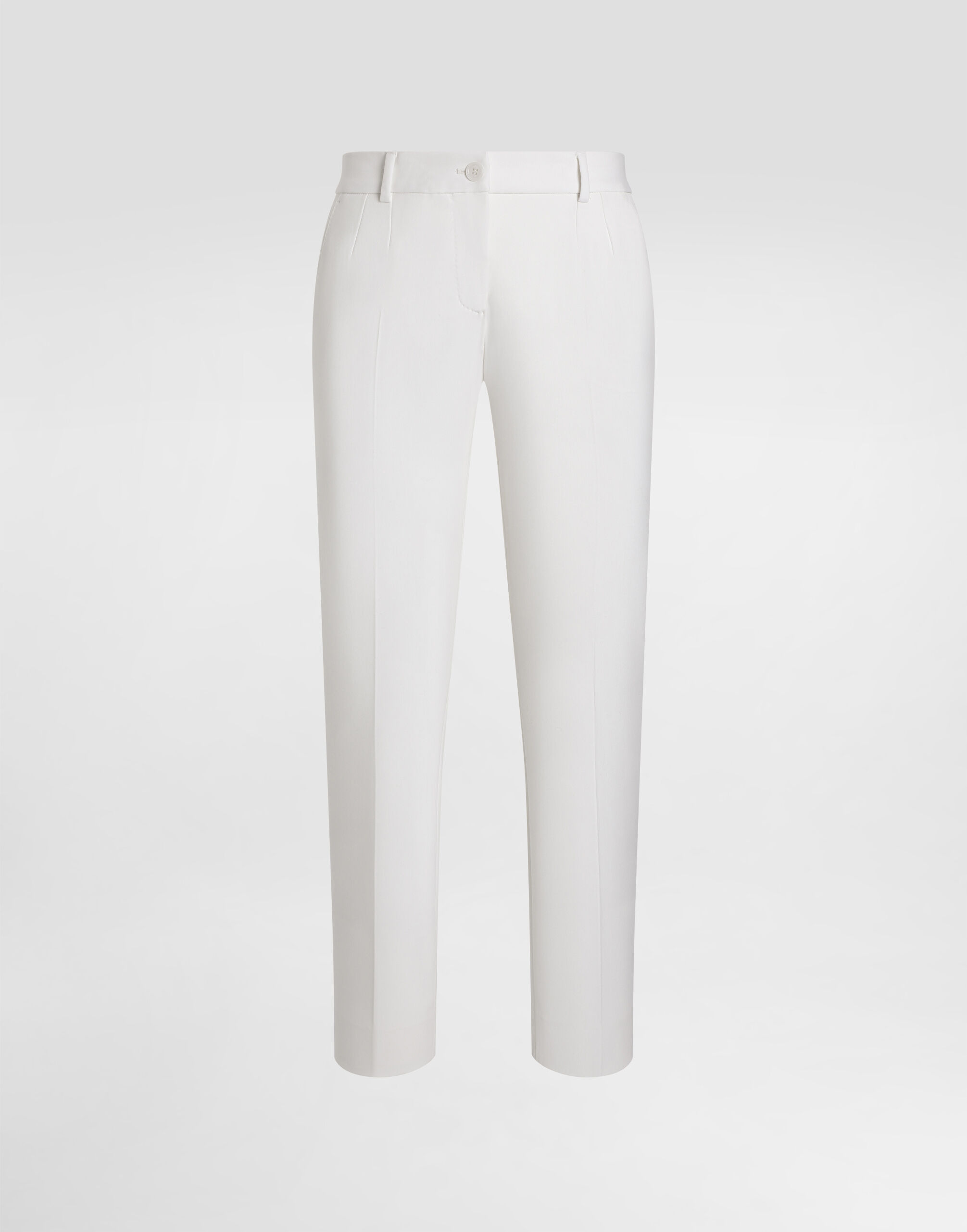 パンツ DOLCE GABBANA Women Straight Pants FTC9RTHS5S6 HA5KT WHITE Wool pants in White for Women | Dolce&Gabbana® US