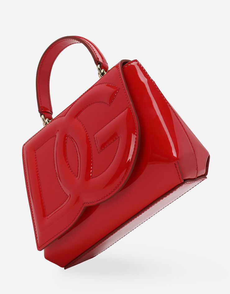 Dolce & Gabbana DG 로고 백 탑 핸들 백 레드 BB7568A1471