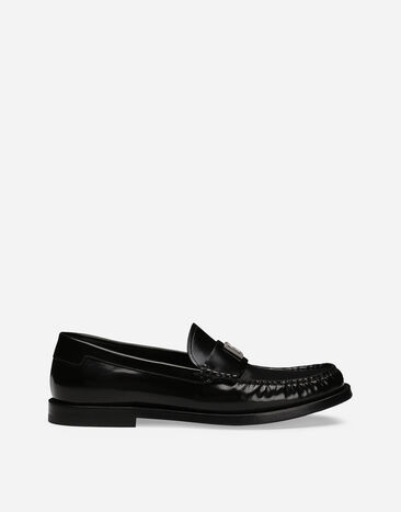 Dolce & Gabbana Polished calfskin loafers Red CB0258AD160