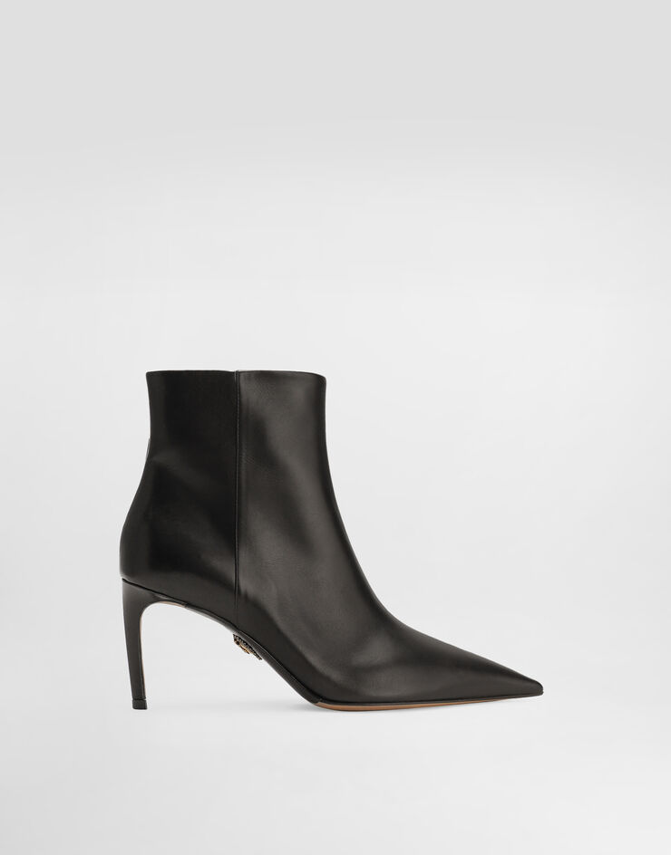 Dolce & Gabbana Devotion calfskin ankle boots Black CT1083AP412