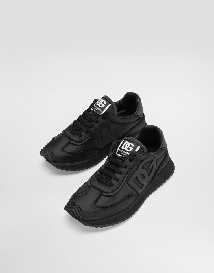 Dolce & Gabbana Sneakers in nylon and nappa calfskin Black DA5309AF992