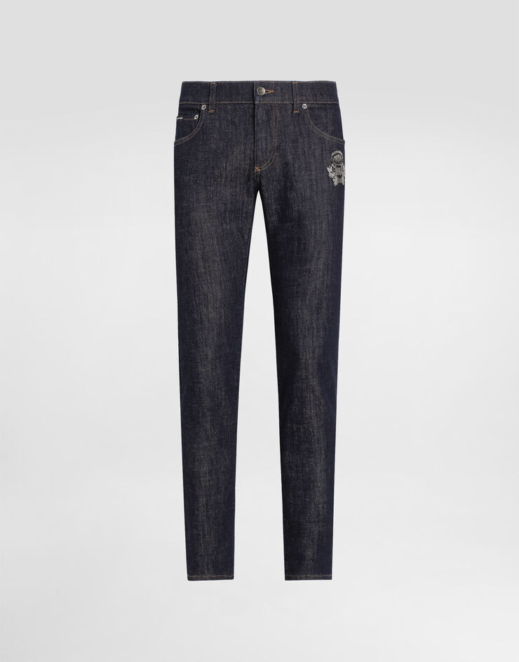Dolce & Gabbana 拼饰弹力棉质紧身款牛仔裤 多色 GY07LZG8ME9