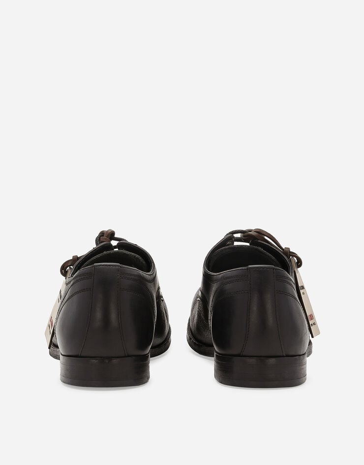 Dolce&Gabbana 鞍皮德比鞋 黑 A10796AO018