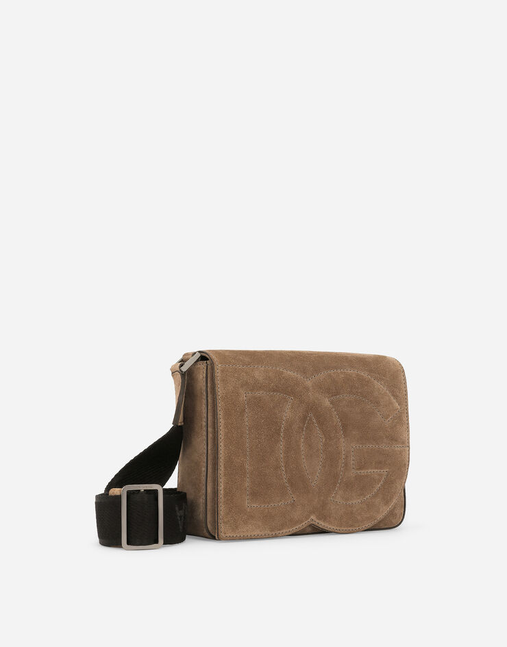 Dolce & Gabbana حقيبة كروس بودي DG Logo متوسطة بني BM3004A1275