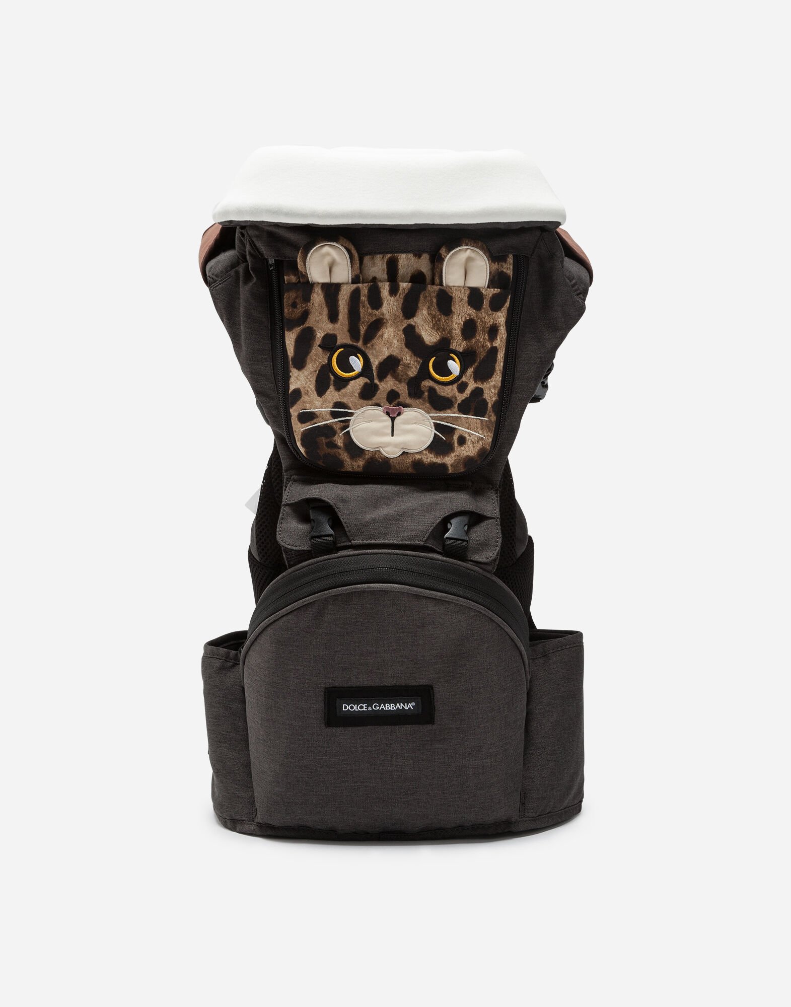 Dolce & Gabbana Leopard baby carrier White L0EGC5FU1IR