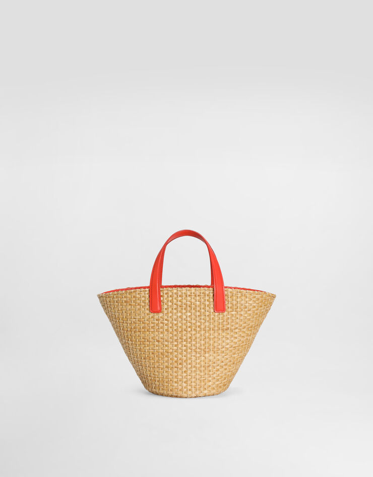 Dolce & Gabbana Straw coffa bag Multicolor EB0249AY319